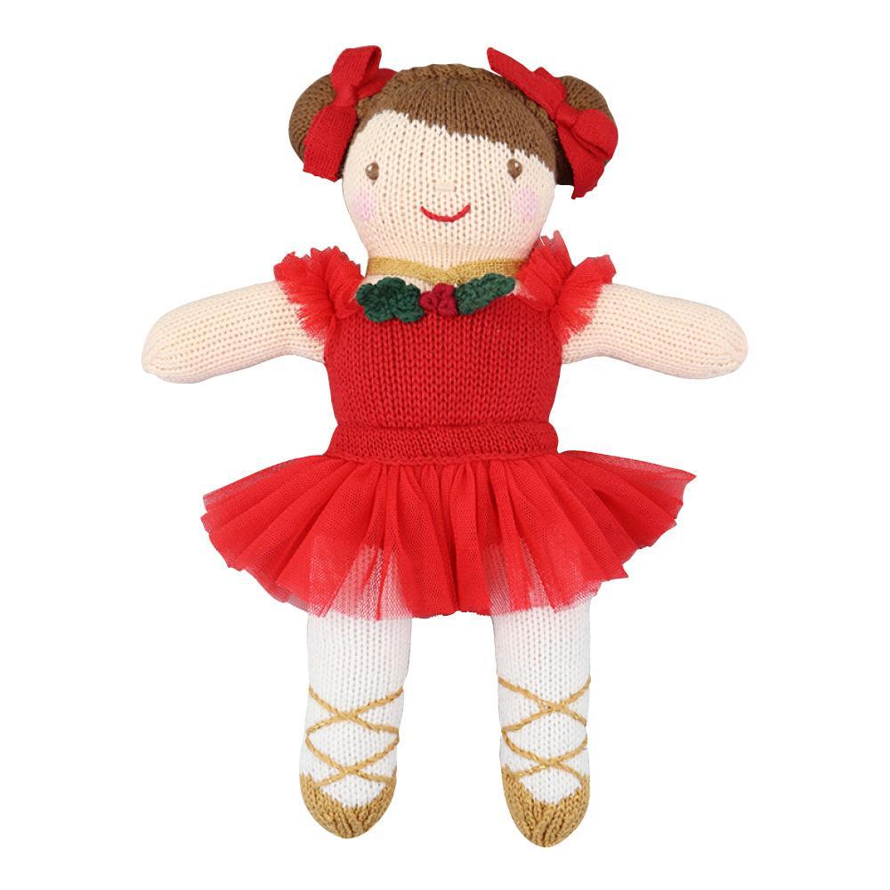 Holly the Holiday Ballerina Knit Doll - Petit Ami & Zubels All Baby! Toy
