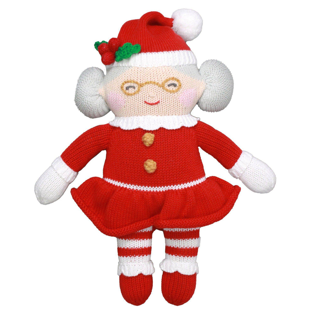 Jolly Mrs. Claus Knit Doll - Petit Ami & Zubels All Baby! Toy