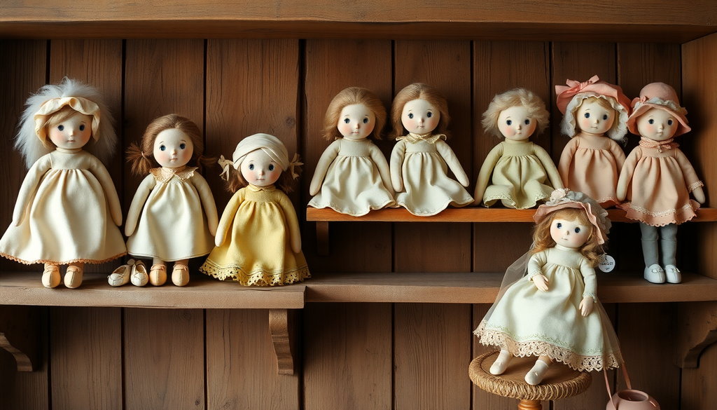 Discover the Charm of Soft Vintage Dolls at Petit Ami & Zubels