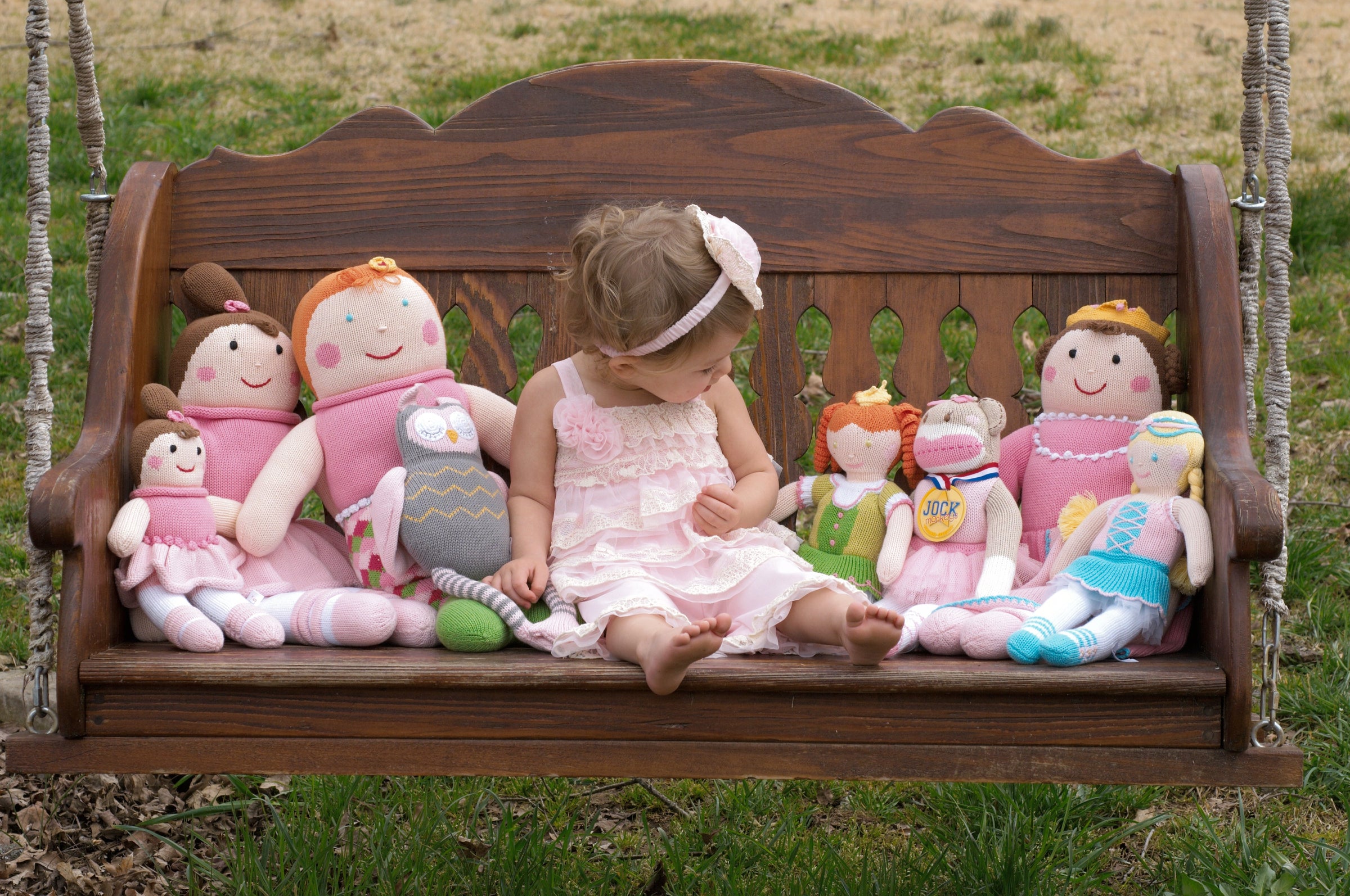 Hand-Knit Dolls & Rattles