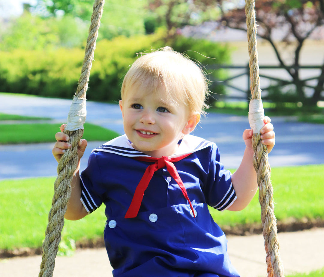 Boy's Rompers by Petit Ami - Petit Ami & Zubels    All Baby!