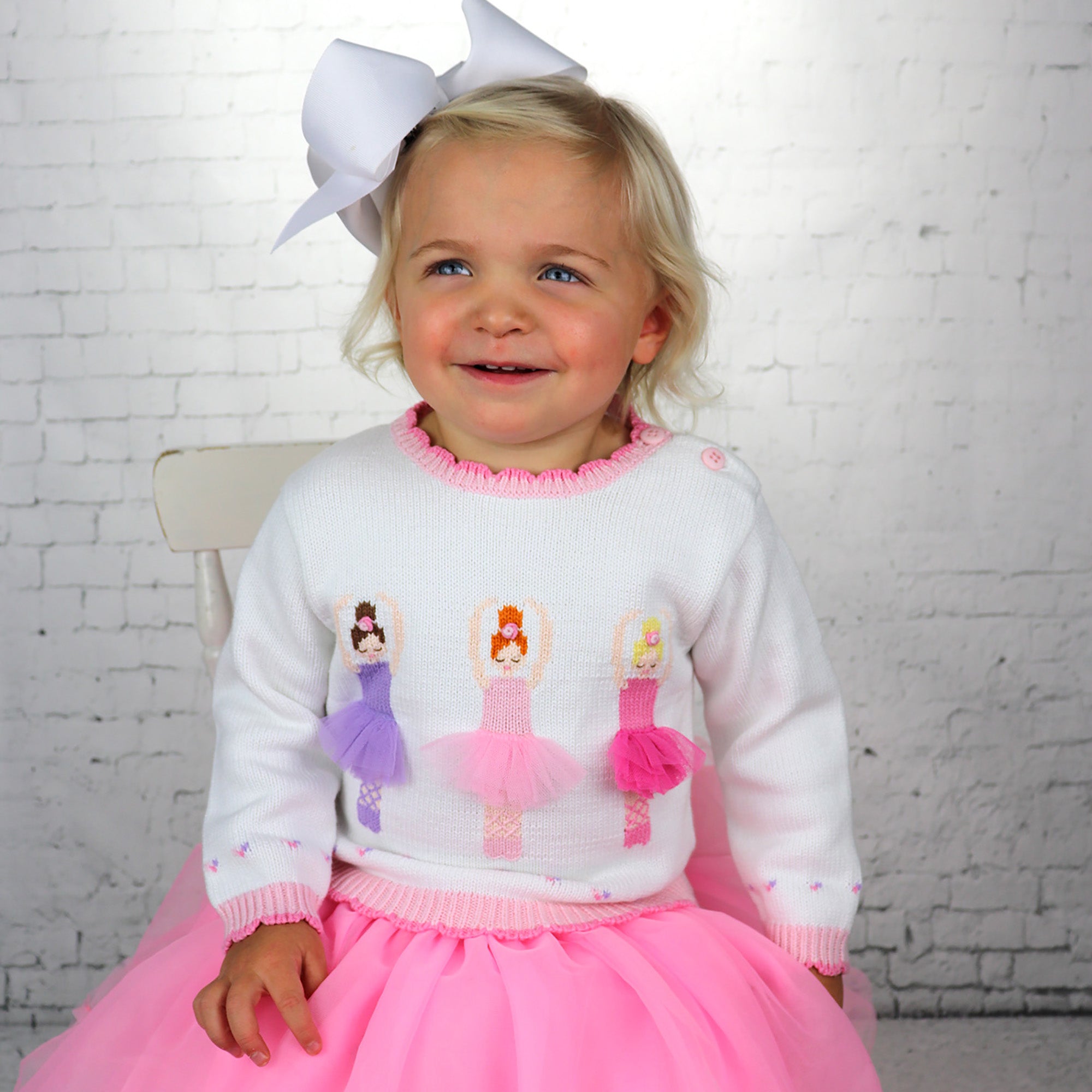 Girls Knit Sweaters - Petit Ami & Zubels    All Baby!