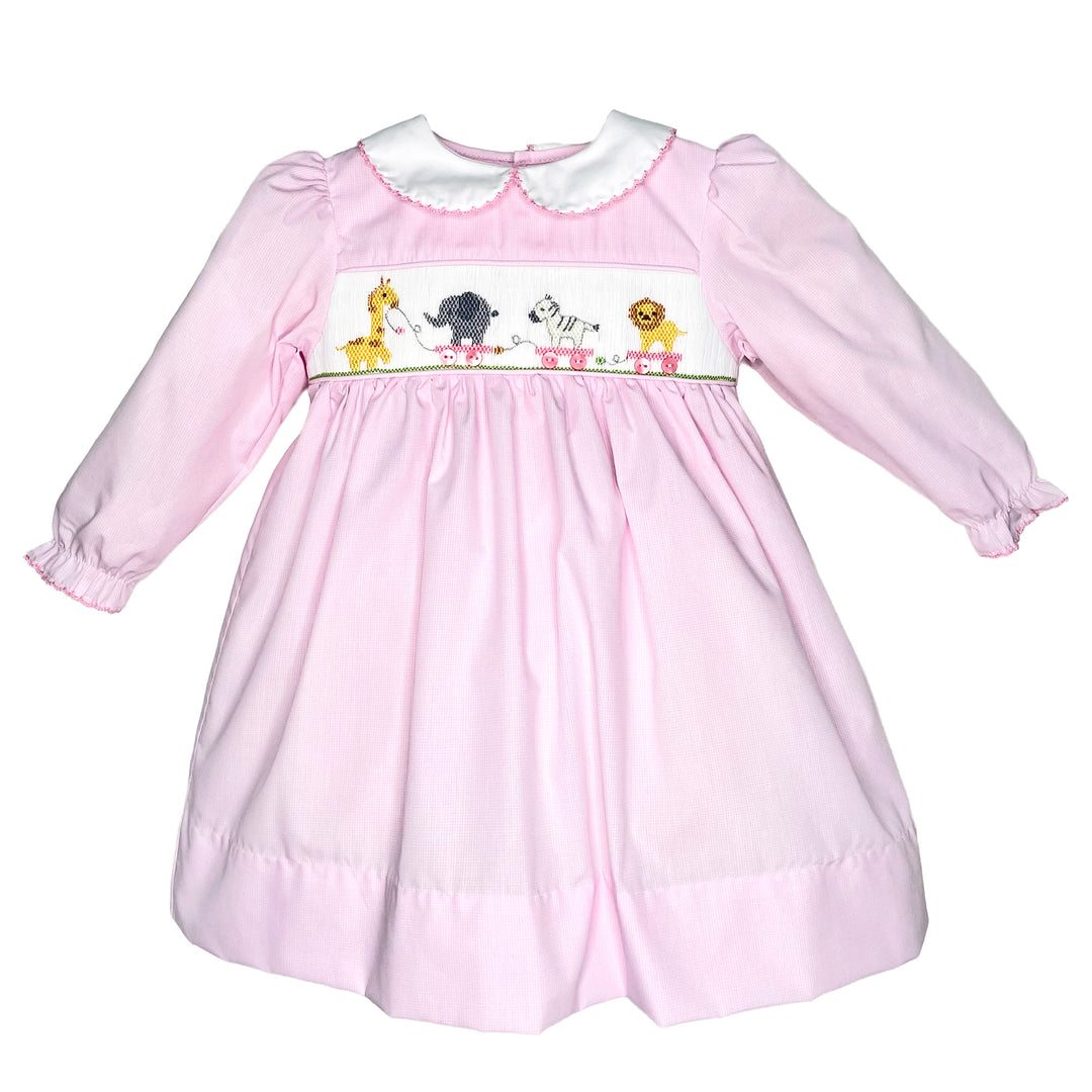 Hand Picture Smocked Pull Toy Dress