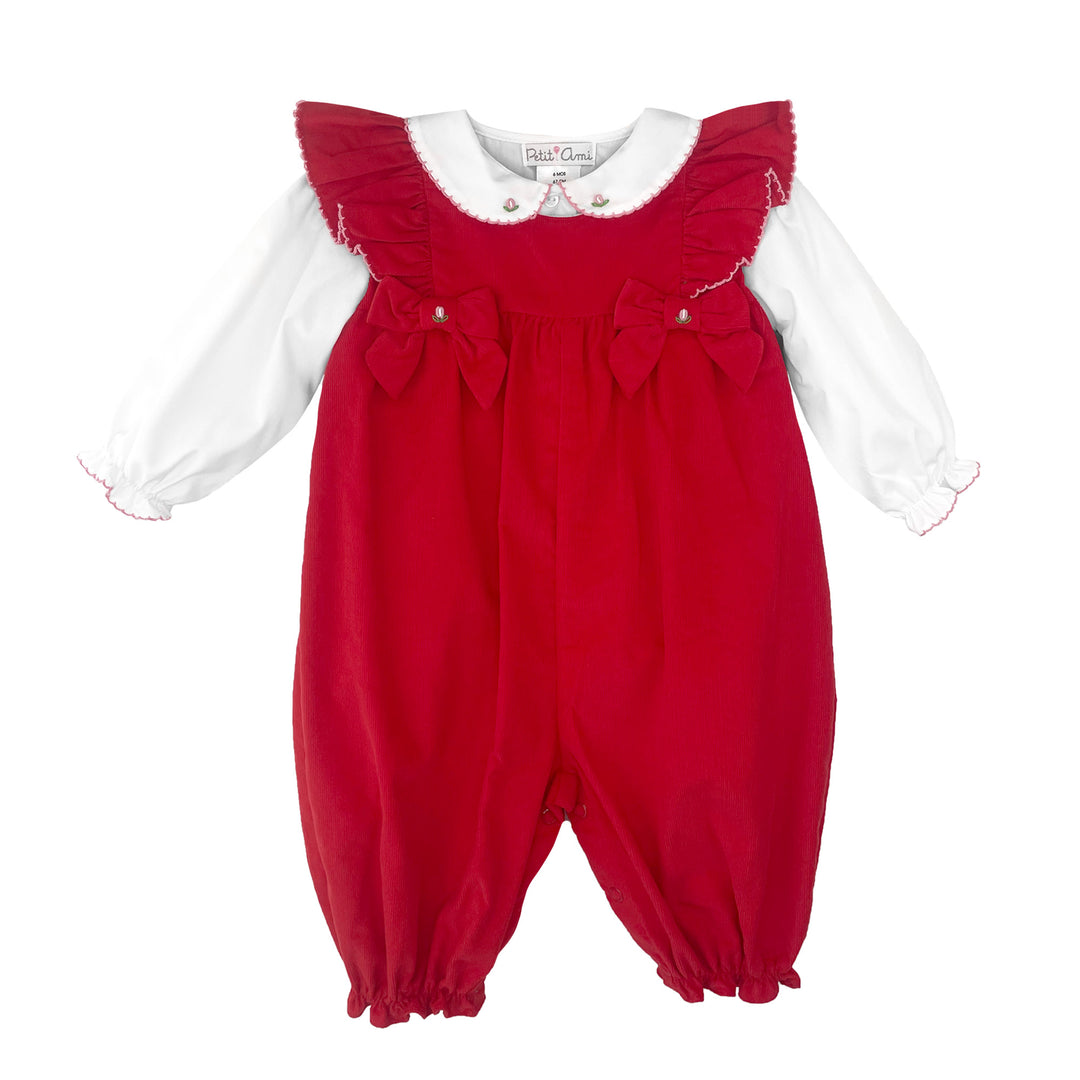 Longall with Ruffle Accent &amp; Bows