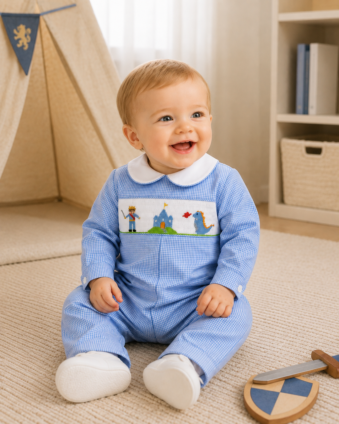 Hand Picture Smocked Fairy Tale Longall