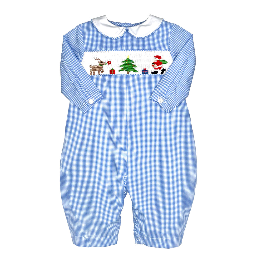 Hand Picture Smocked Christmas Longall