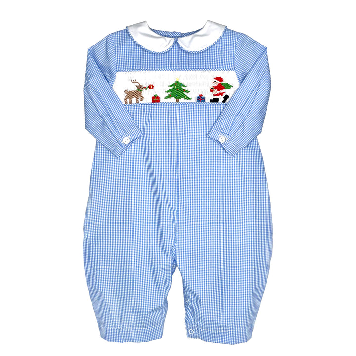 Hand Picture Smocked Christmas Longall