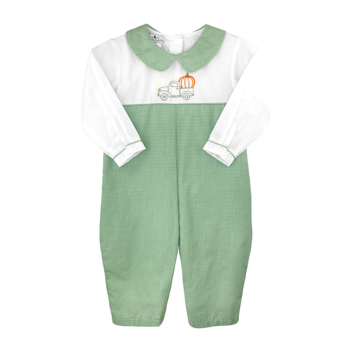 Pumpkin Truck Embroidered Longall