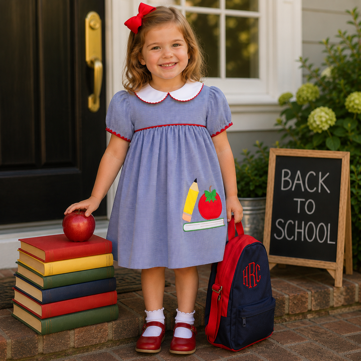 Back to School Applique Dress