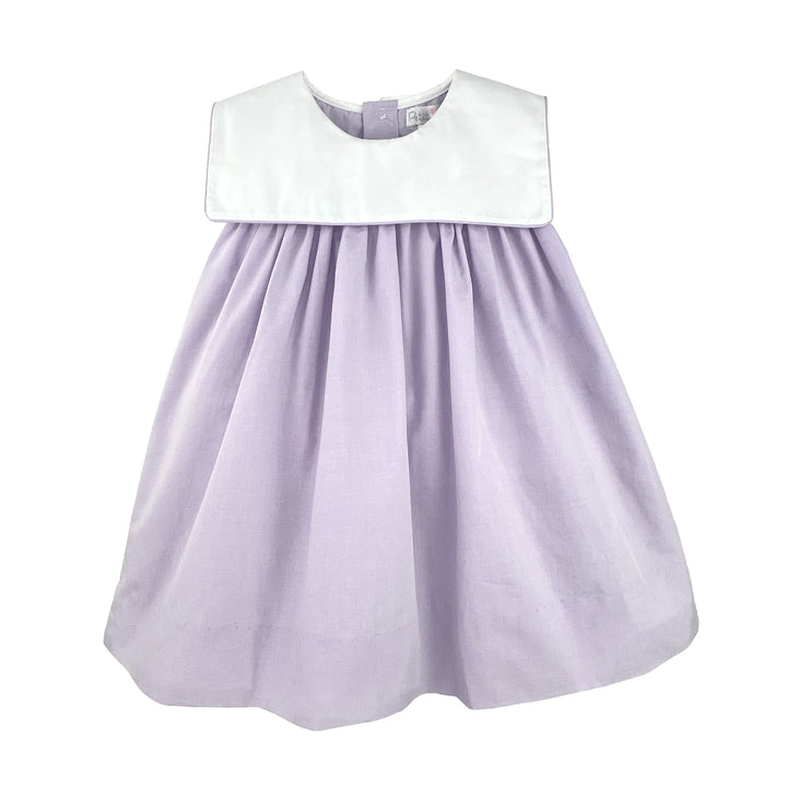 Monogram-able Dress with Square Collar