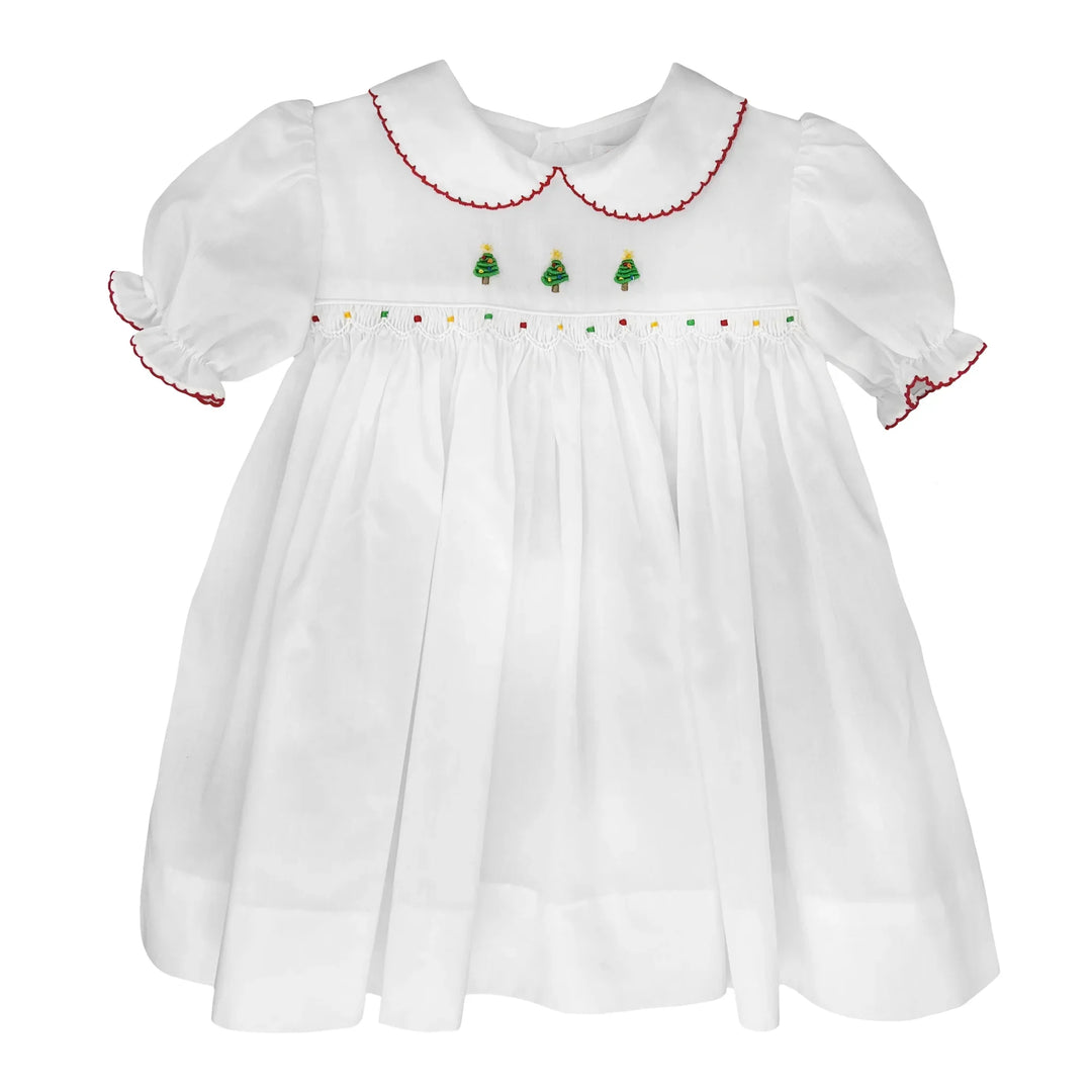 petit ami birthday dress NEW Petit Ami Navy Blue Smocked Twill Dress with Birthday Embroidery