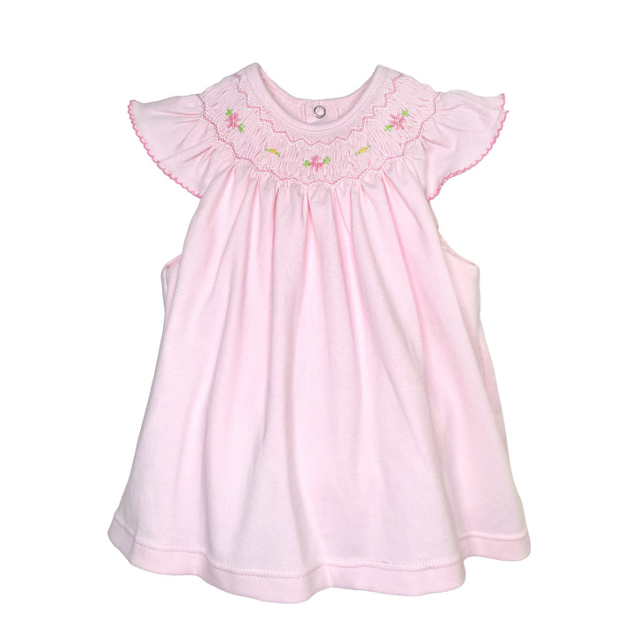 Hand Bishop Smocked Knit Top &amp; Bloomer Set