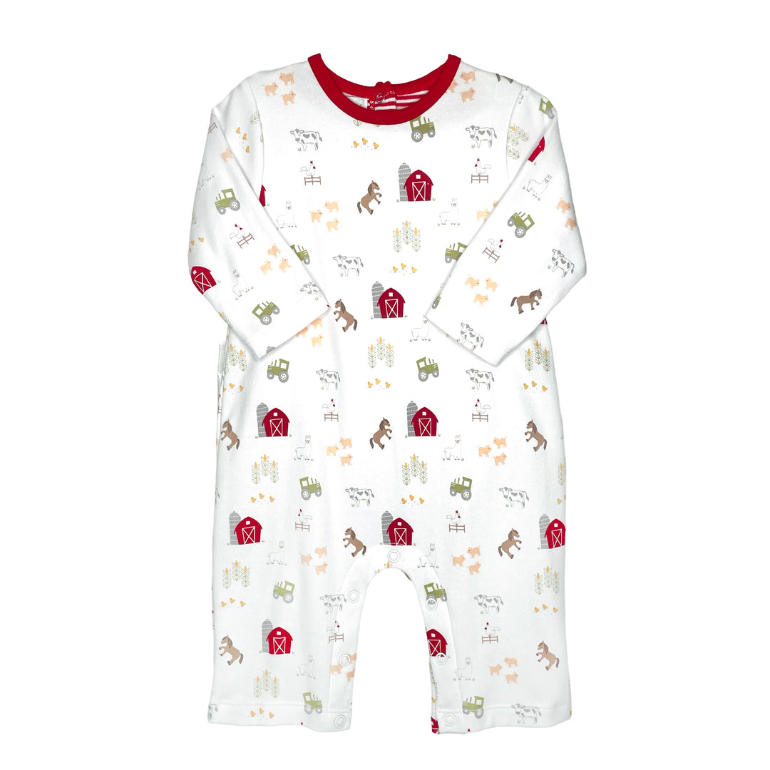 Farm Print Interlock Knit Longall