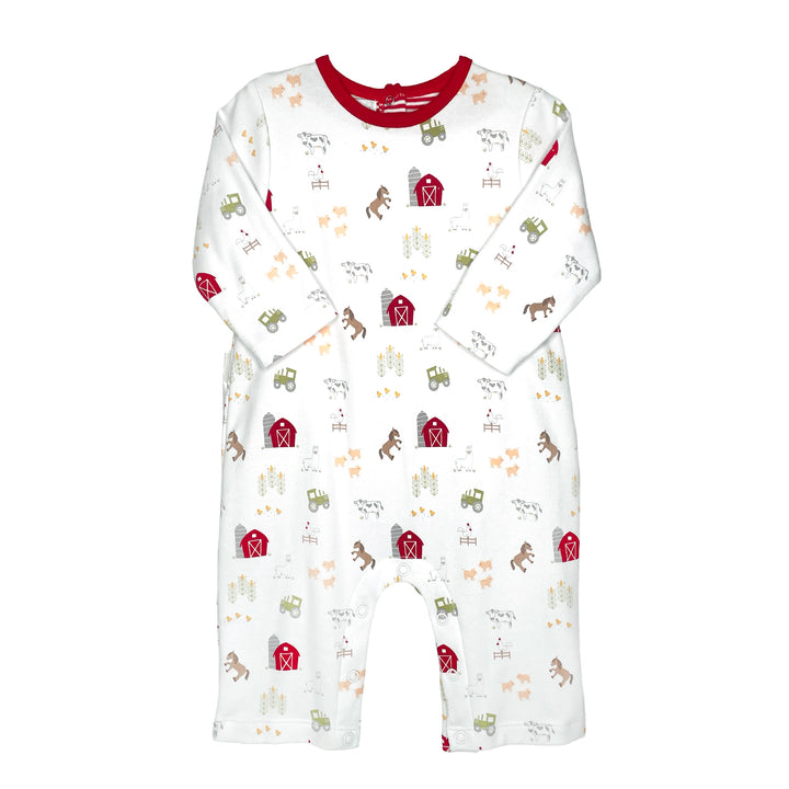Farm Print Interlock Knit Longall