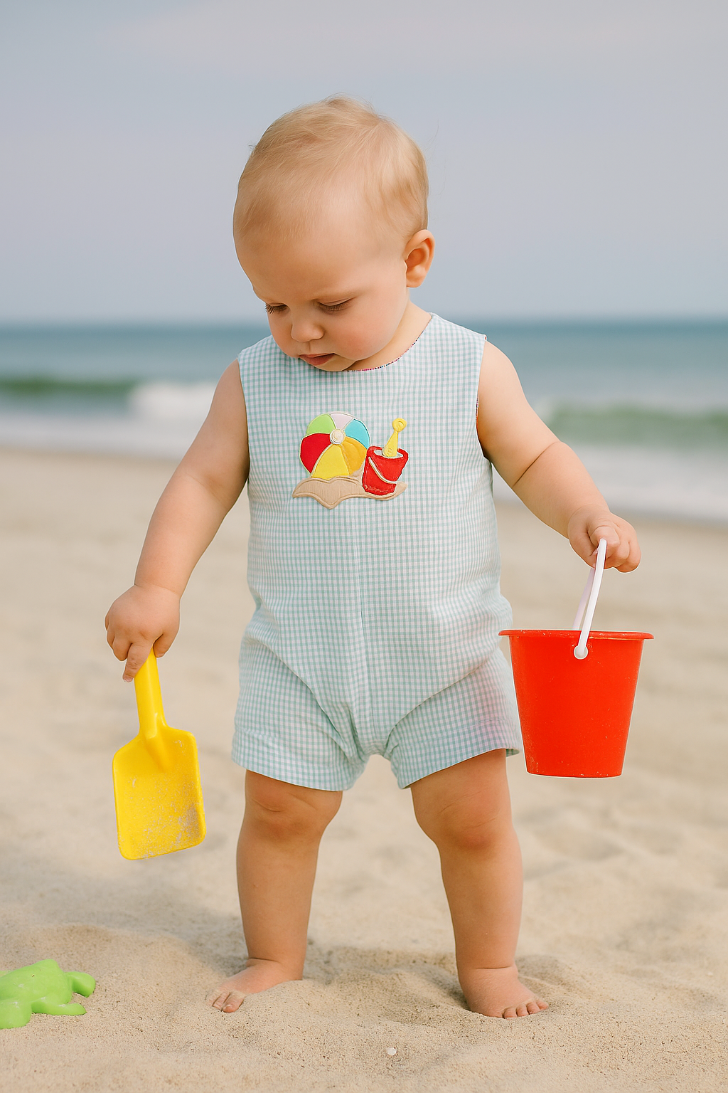 Sunsuit with Beach Applique