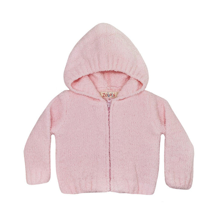 Chenille Hooded Zip Up Sweater - 2 Colors!