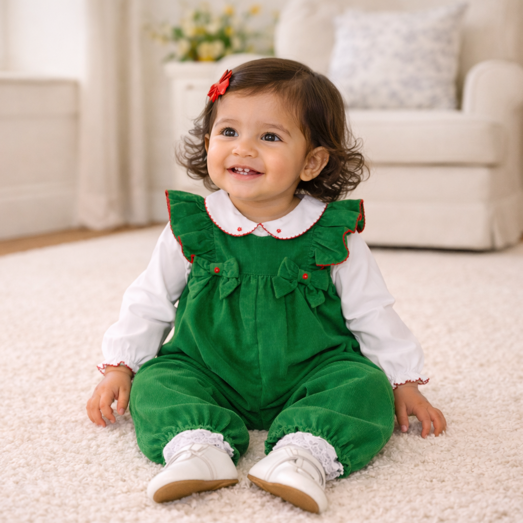 Longall with Ruffle Accent &amp; Bows