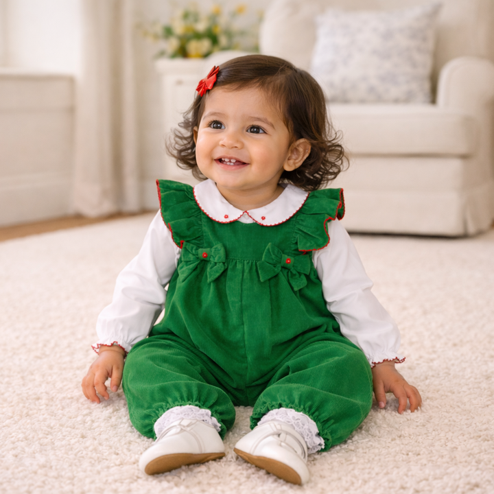 Longall with Ruffle Accent &amp; Bows