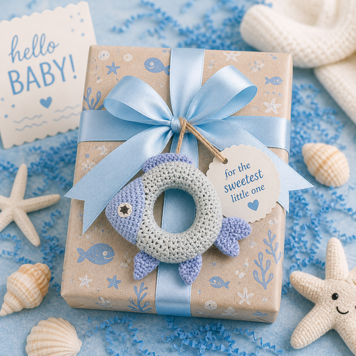 Crochet Fish Rattle