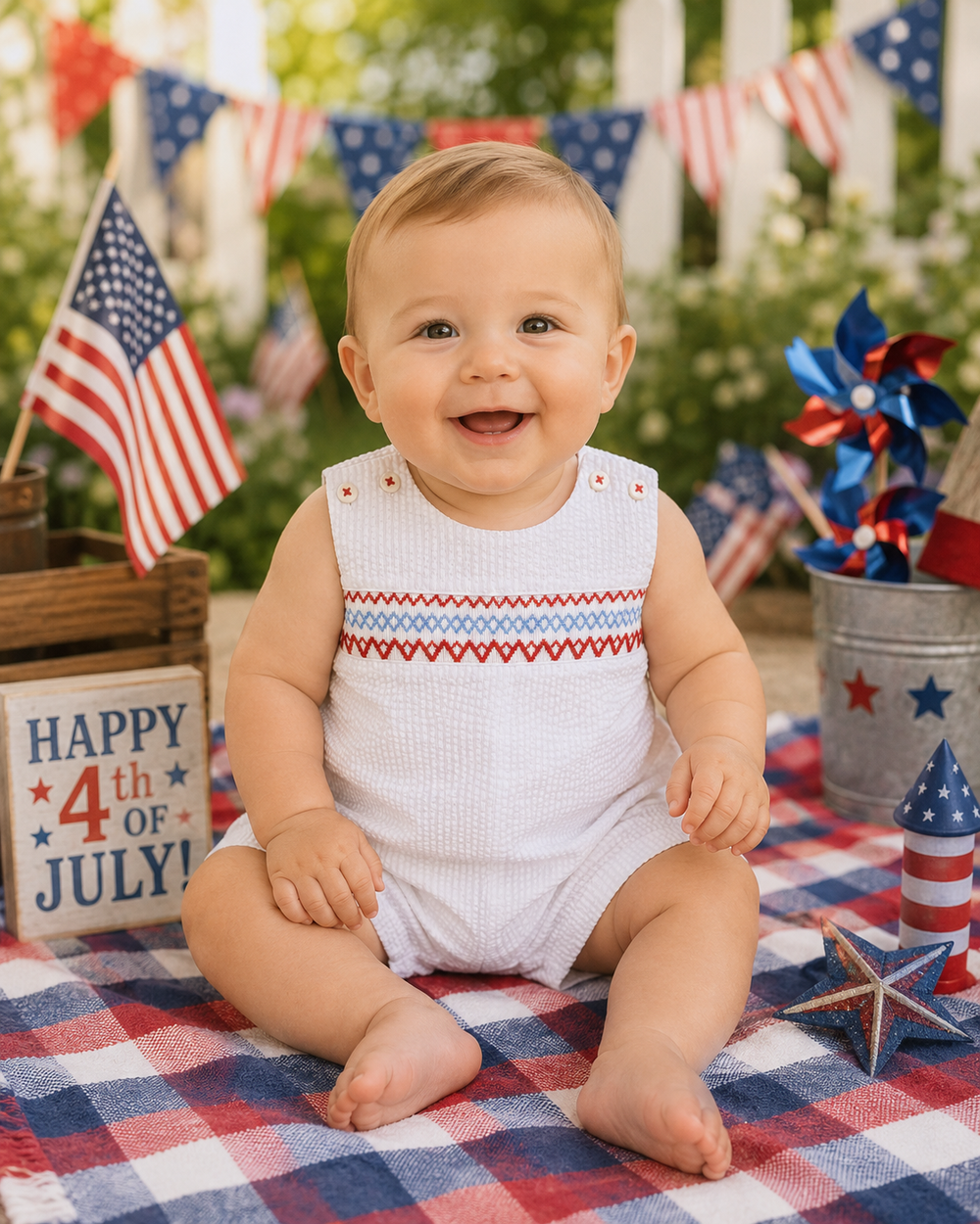 Patriotic Baby Clothing | 4th of July Styles – Petit Ami & Zubels