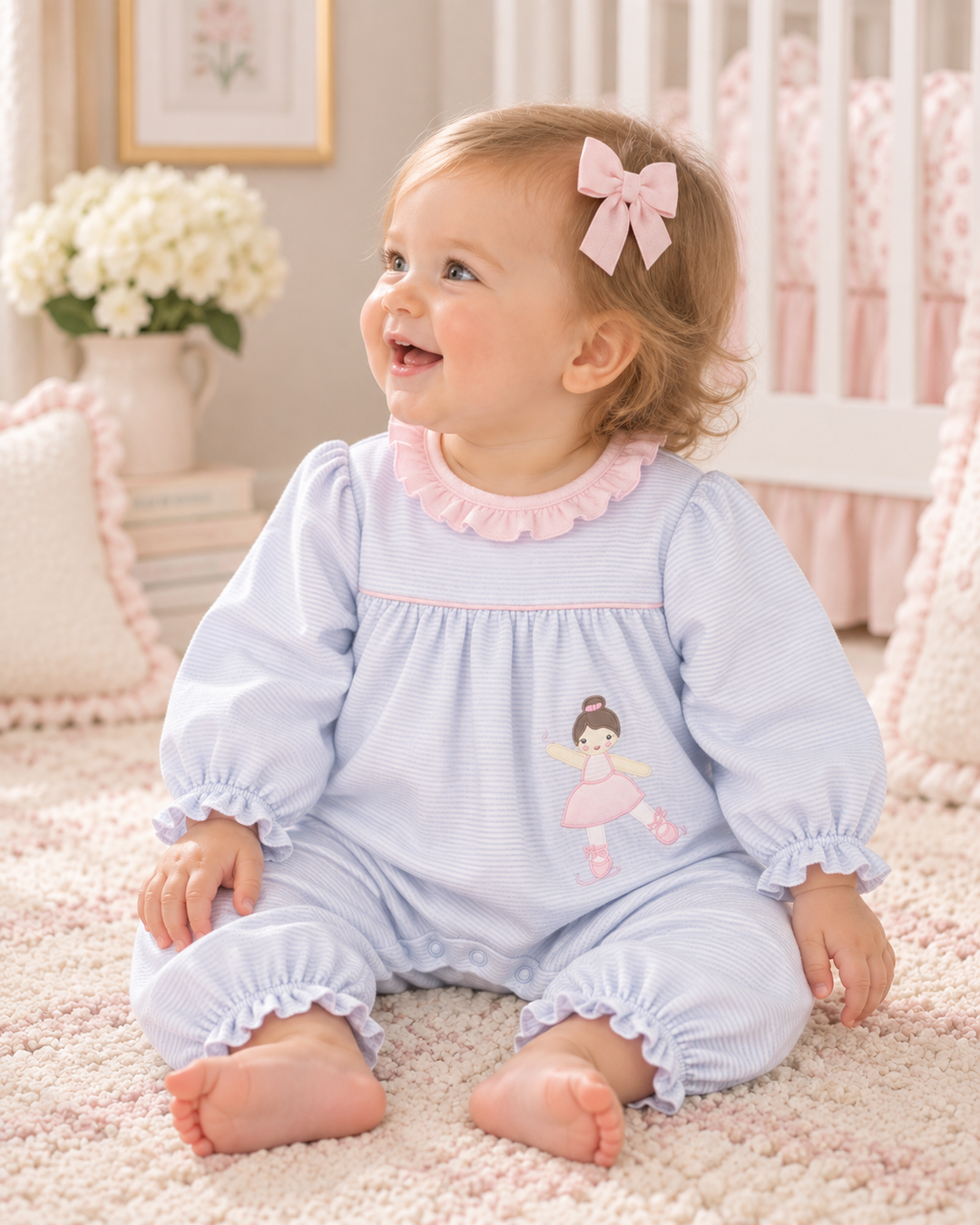 Ballerina Applique Knit Longall