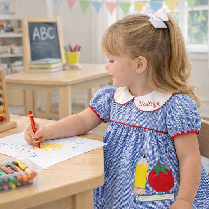 Back to School Applique Dress