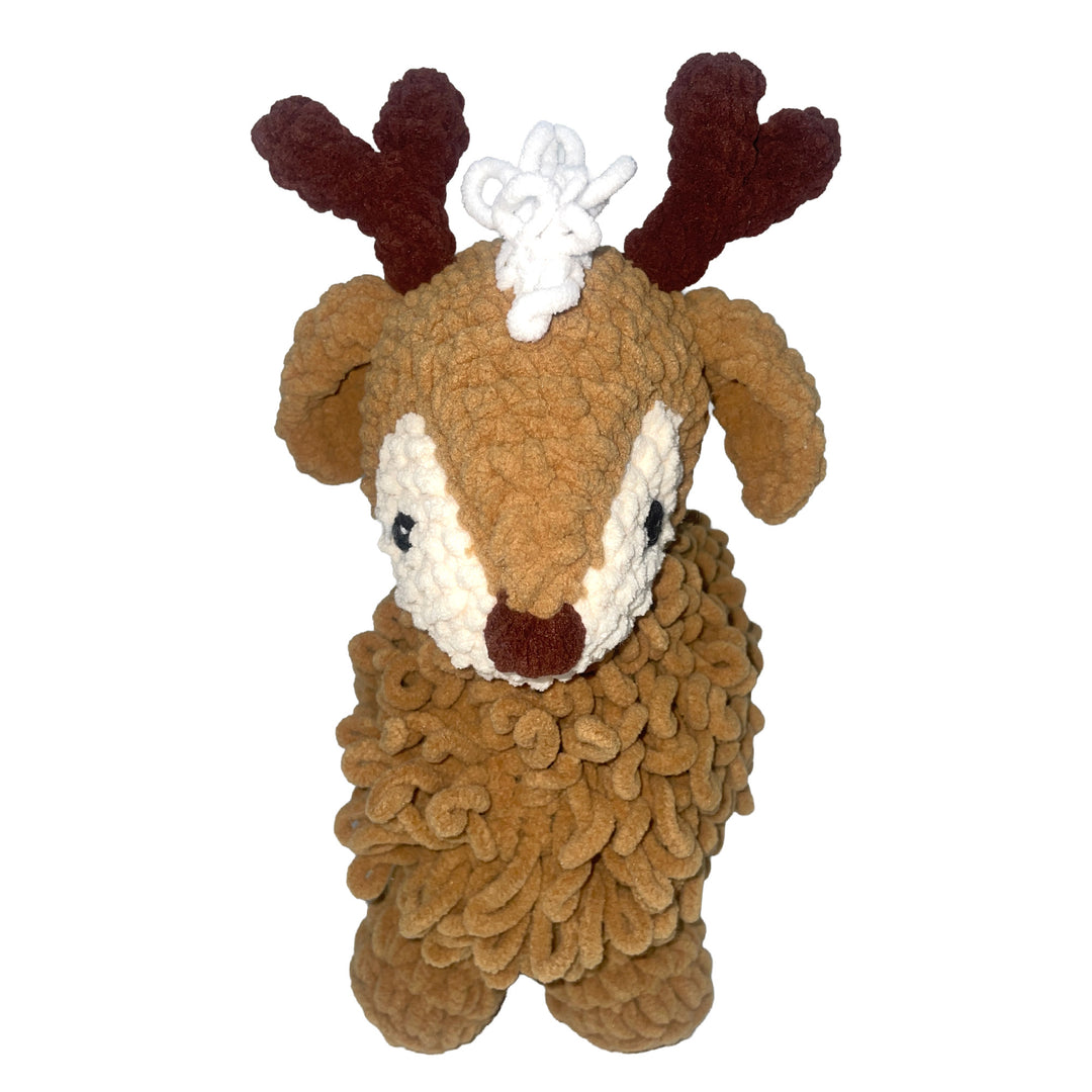 Doodles the Deer Loopy Chenille Crochet Doll