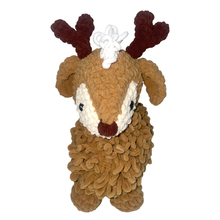 Doodles the Deer Loopy Chenille Crochet Doll