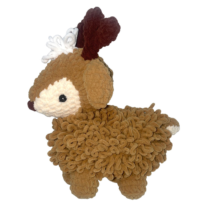Doodles the Deer Loopy Chenille Crochet Doll