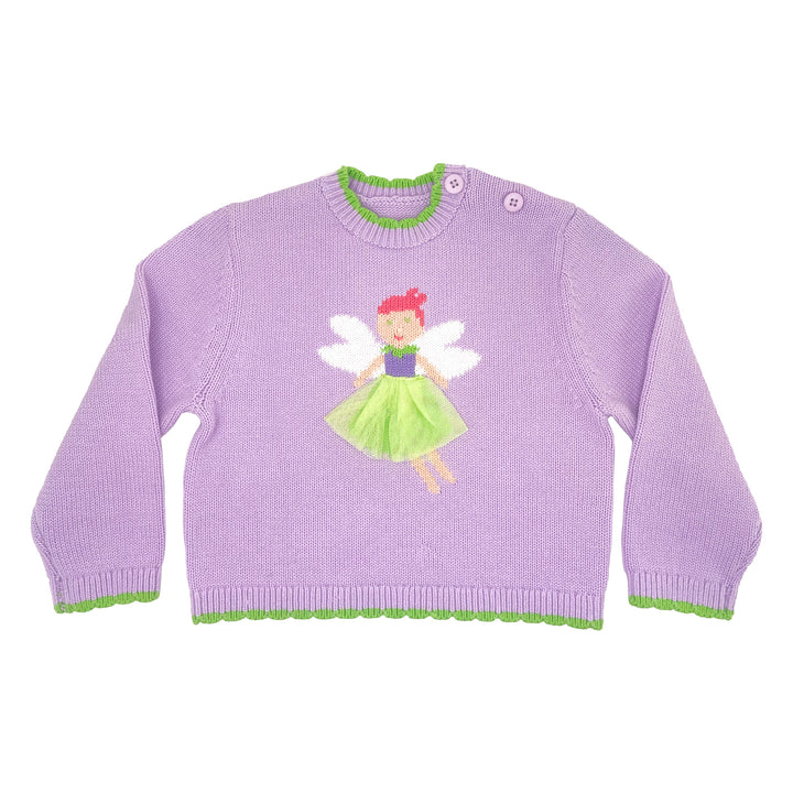 Fairy Intarsia Knit Sweater