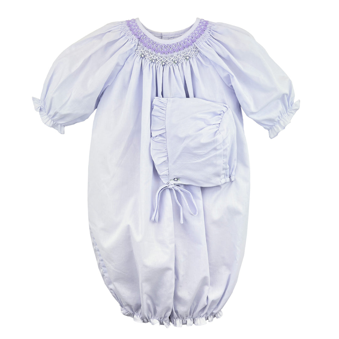 Bishop Smocked Heirloom Bag &amp; Hat