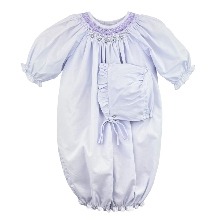 Bishop Smocked Heirloom Bag &amp; Hat