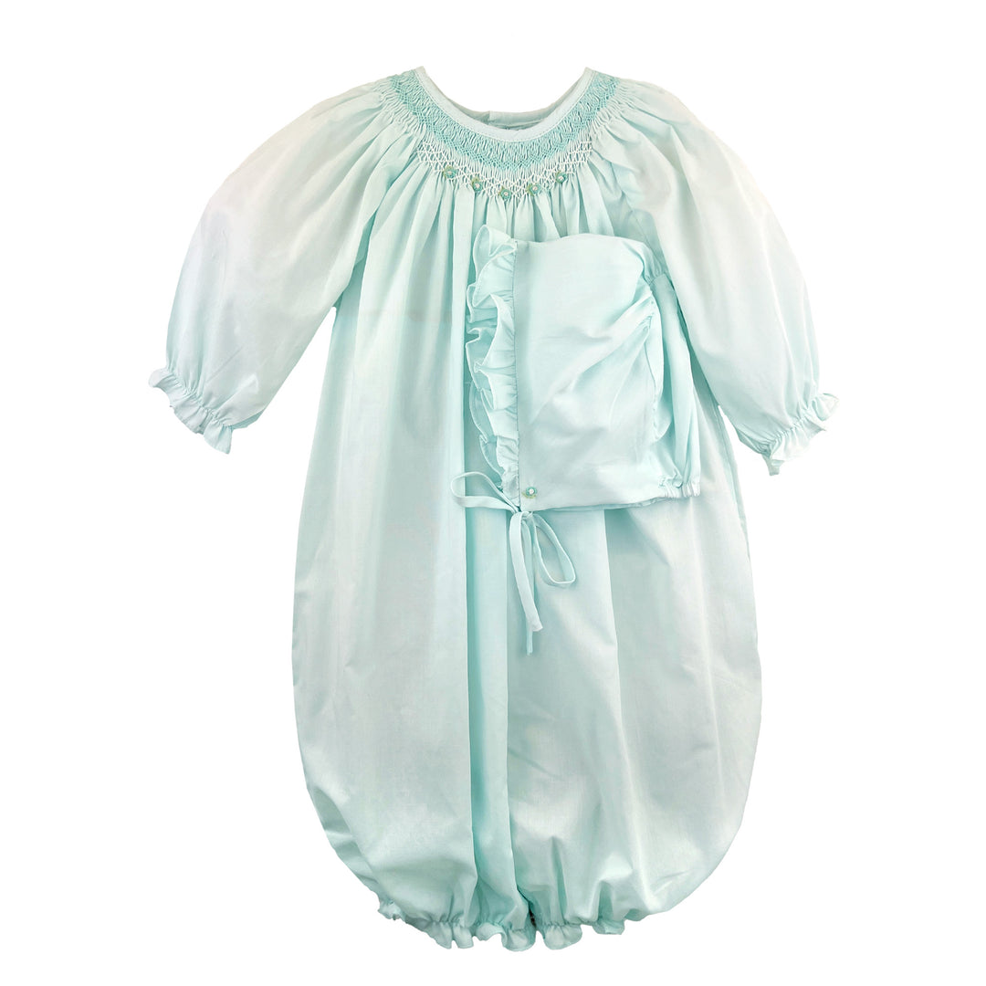 Bishop Smocked Heirloom Bag &amp; Hat