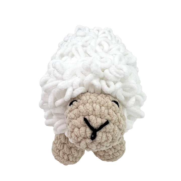 Pookie the Sheep Loopy Chenille Crochet Doll