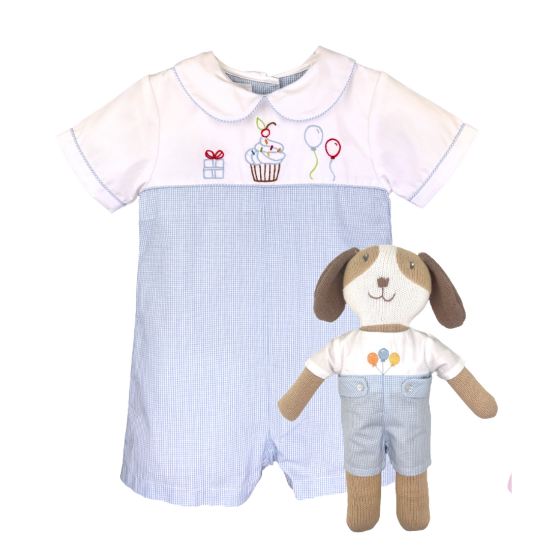 Birthday Embroidered Romper