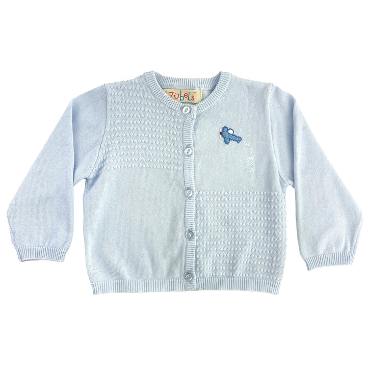 Airplane Lightweight Knit Cardigan Sweater - Petit Ami &amp; Zubels All Baby! Sweater