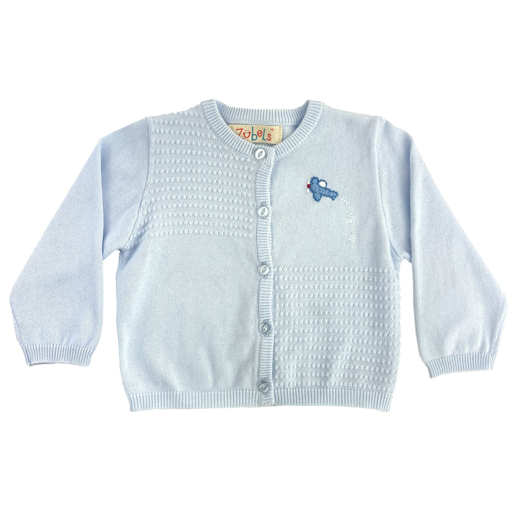 Airplane Lightweight Knit Cardigan Sweater - Petit Ami & Zubels All Baby! Sweater