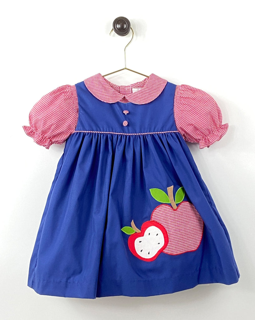 Apple Applique Jumper - Petit Ami & Zubels All Baby! Dress