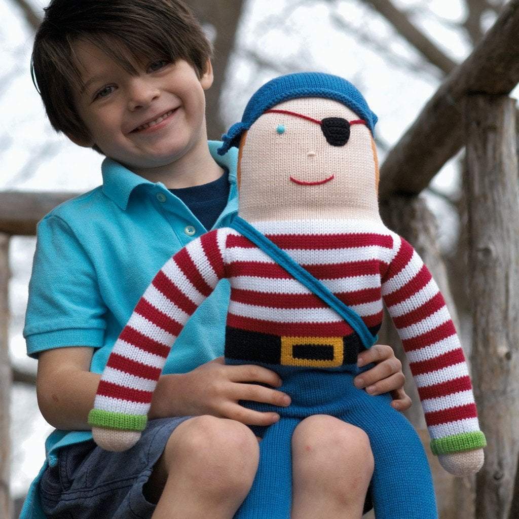 Arrr-Nee The Pirate Hand Knit Doll - Petit Ami &amp; Zubels All Baby! Toy