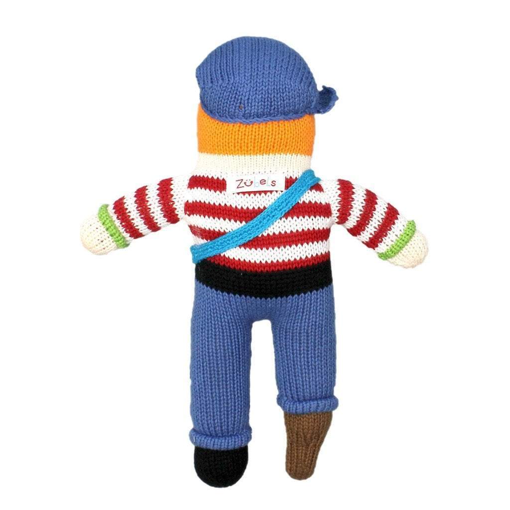 Arrr-Nee The Pirate Hand Knit Doll - Petit Ami &amp; Zubels All Baby! Toy