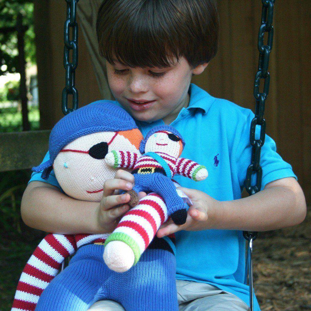 Arrr-Nee The Pirate Hand Knit Doll - Petit Ami &amp; Zubels All Baby! Toy