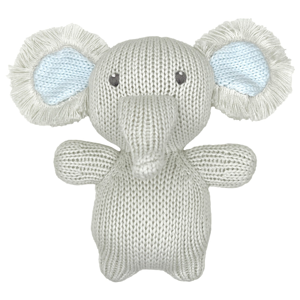 Ash the Elephant Calf Knit Zubaby Doll - Petit Ami & Zubels All Baby! Toy