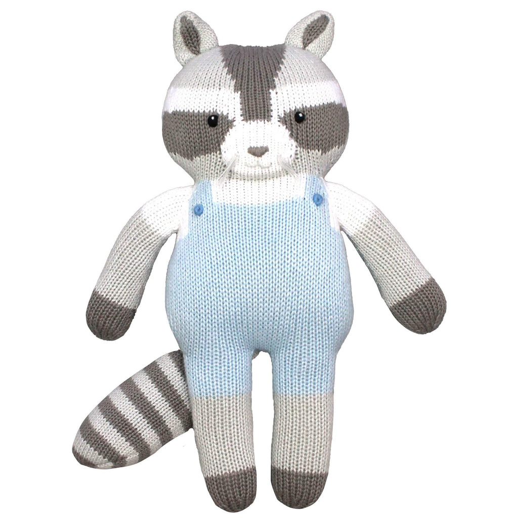 Bandit the Raccoon Knit Doll - Petit Ami & Zubels All Baby! Toy