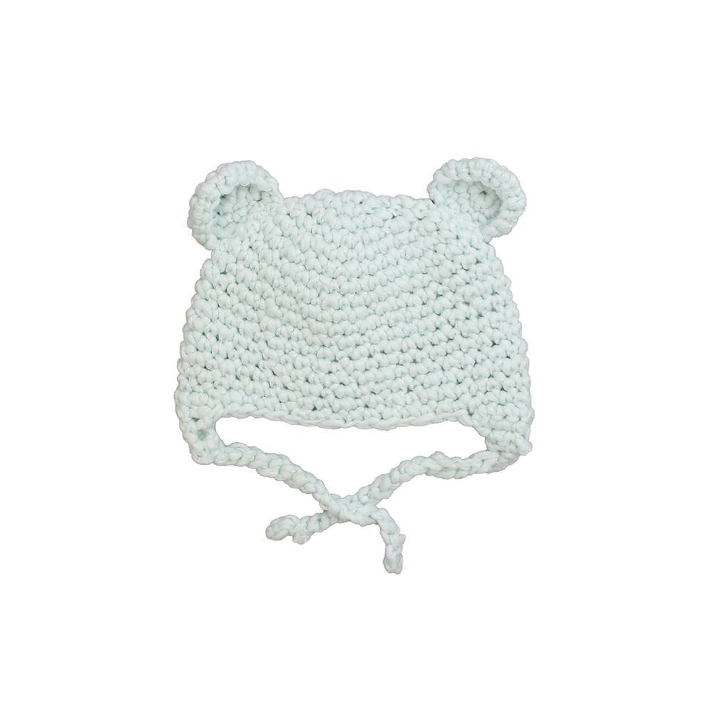 Bear Knit Hat - Blue - Petit Ami & Zubels All Baby! Hat