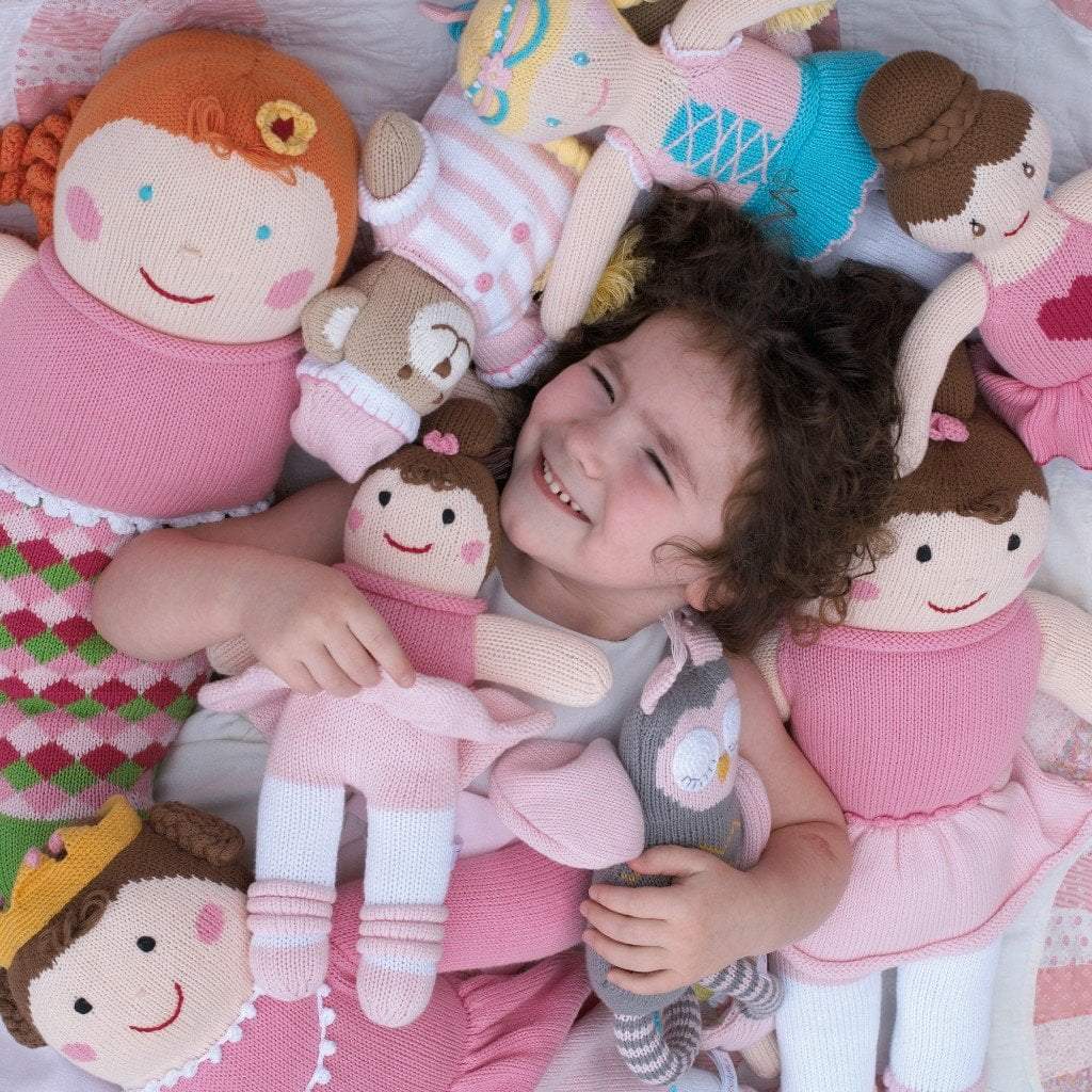 Bella The Knit Ballerina Doll - Petit Ami &amp; Zubels All Baby! Toy