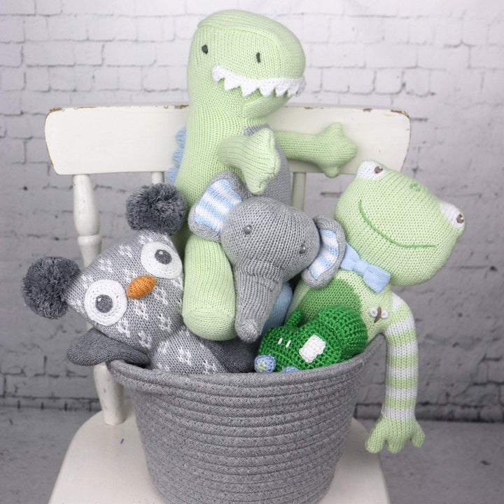 Bertie the Elephant Knit Toy - Petit Ami &amp; Zubels All Baby! Toy