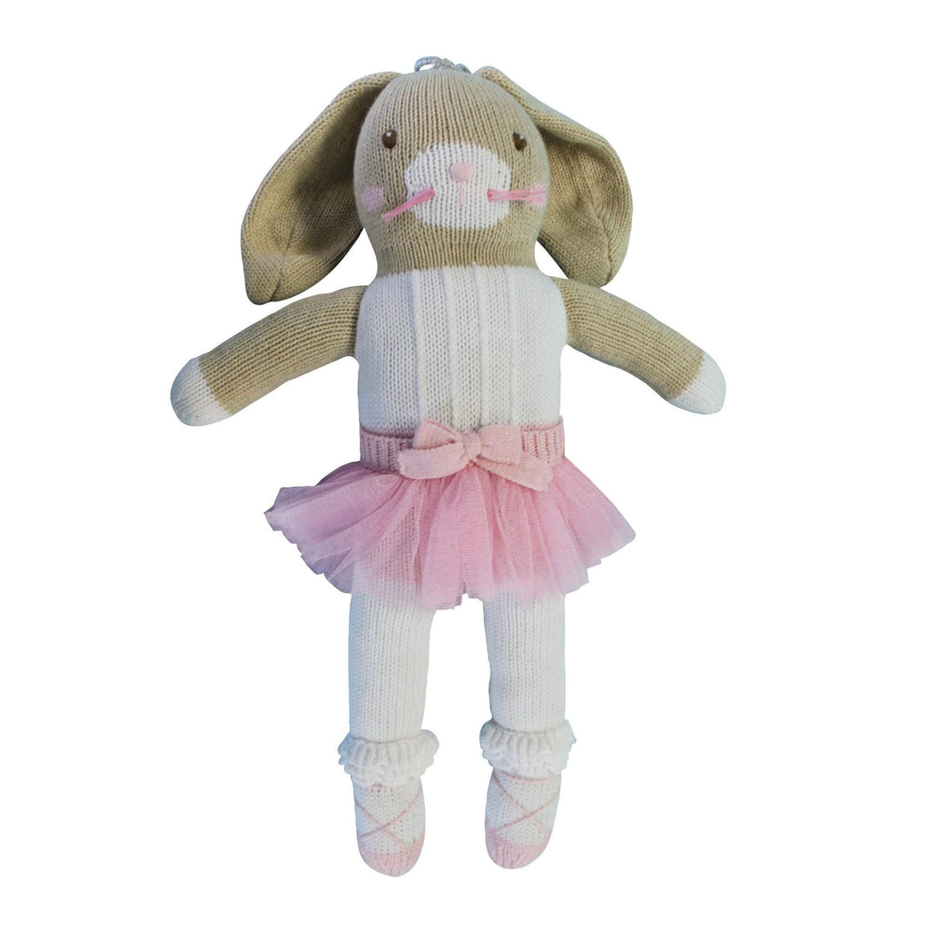 Betsie the Ballerina Bunny Knit Doll - Petit Ami & Zubels All Baby! Toy