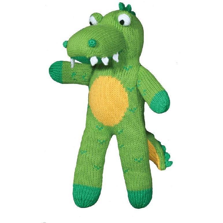 'Big Al' the Alligator - 100% Cotton Knit Doll - Petit Ami & Zubels All Baby! Toy
