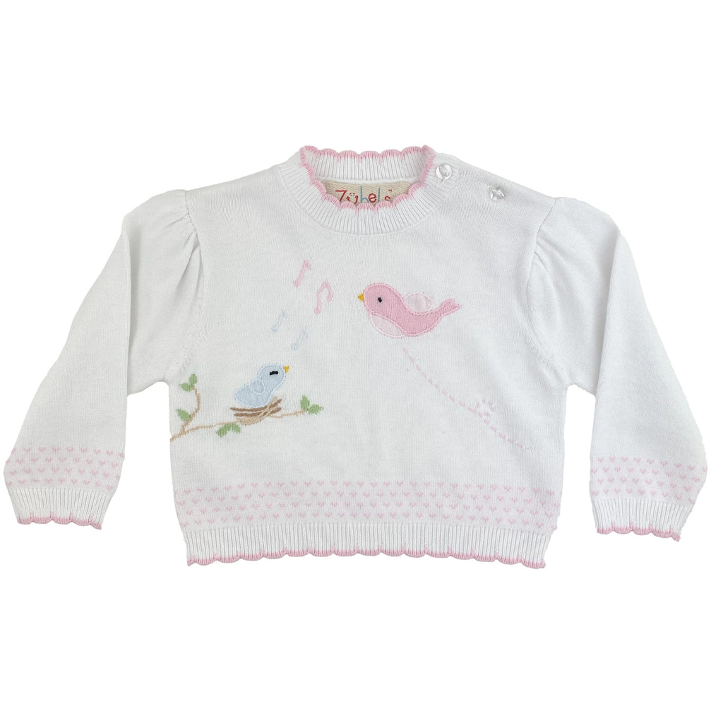 Bird Lightweight Knit Sweater - Petit Ami & Zubels All Baby! Sweater
