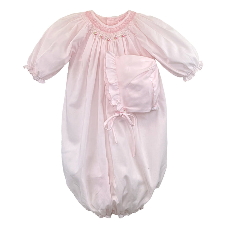 Bishop Smocked Heirloom Bag &amp; Hat - Petit Ami &amp; Zubels All Baby! Bag